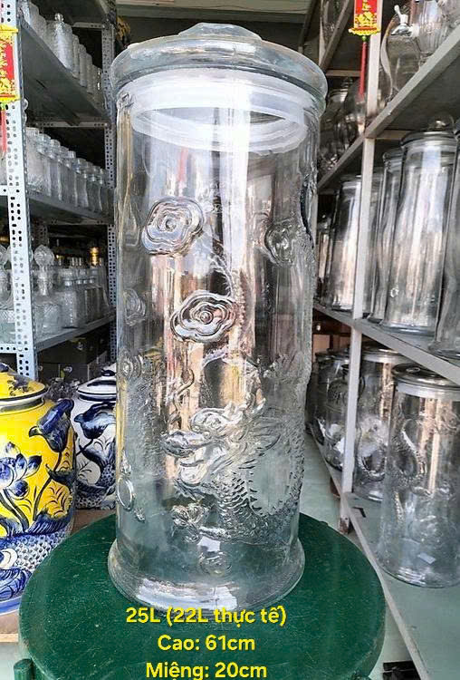 binh thuy tinh ngam ruou 20l