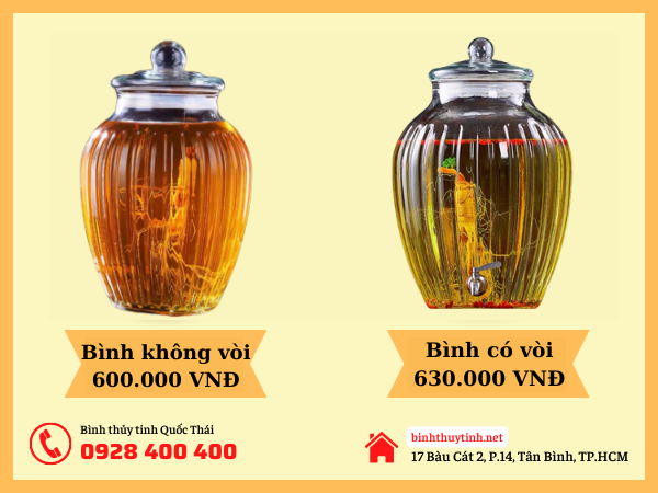 bình ngâm rượu 20l