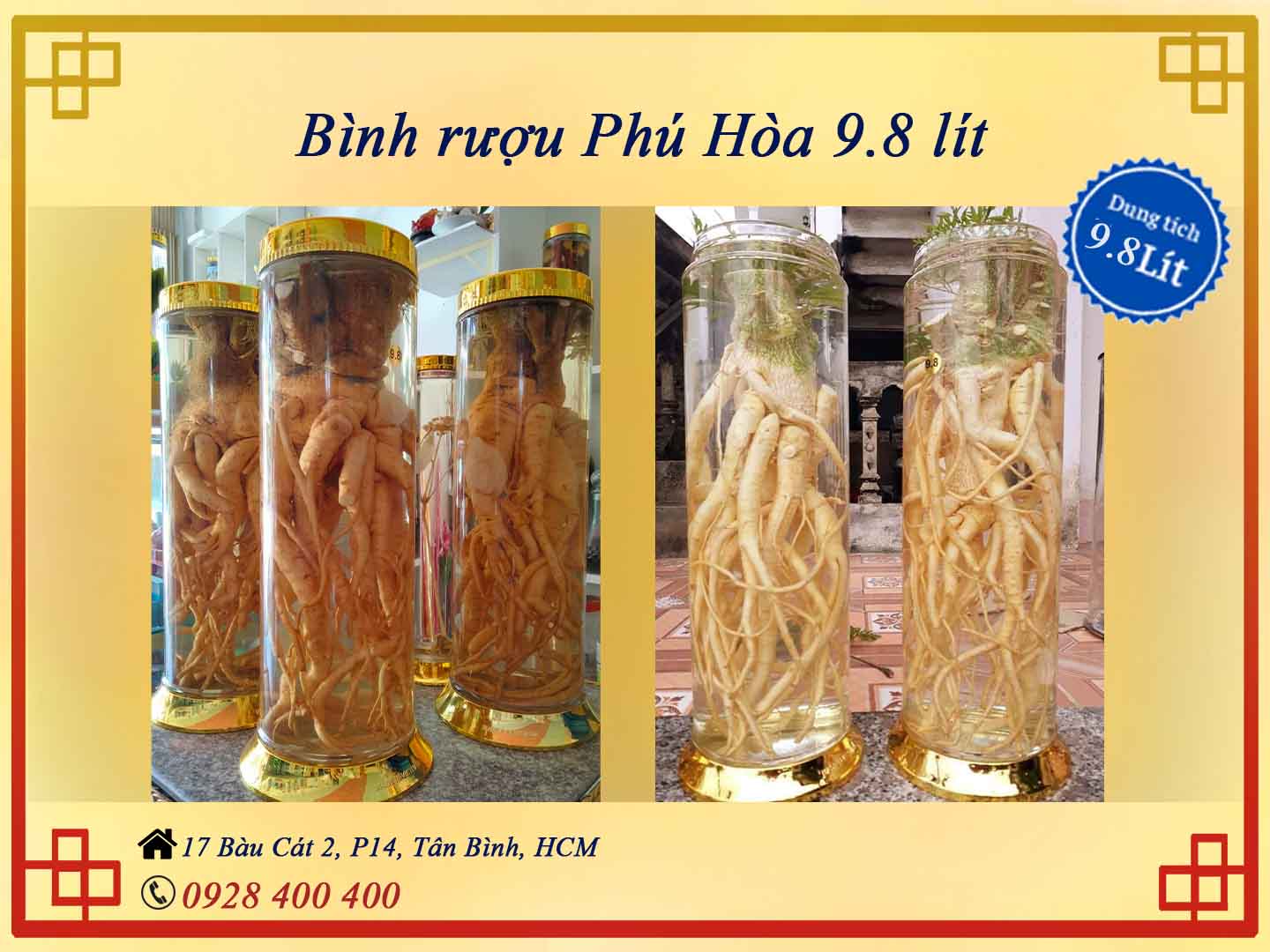 Bình phú hòa 9.8 lít