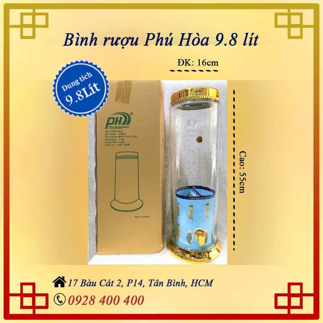 Bình phú hòa 9.8l