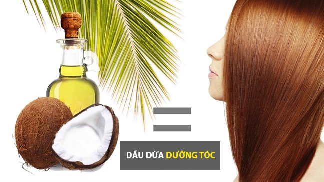 dầu dừa dưỡng tóc