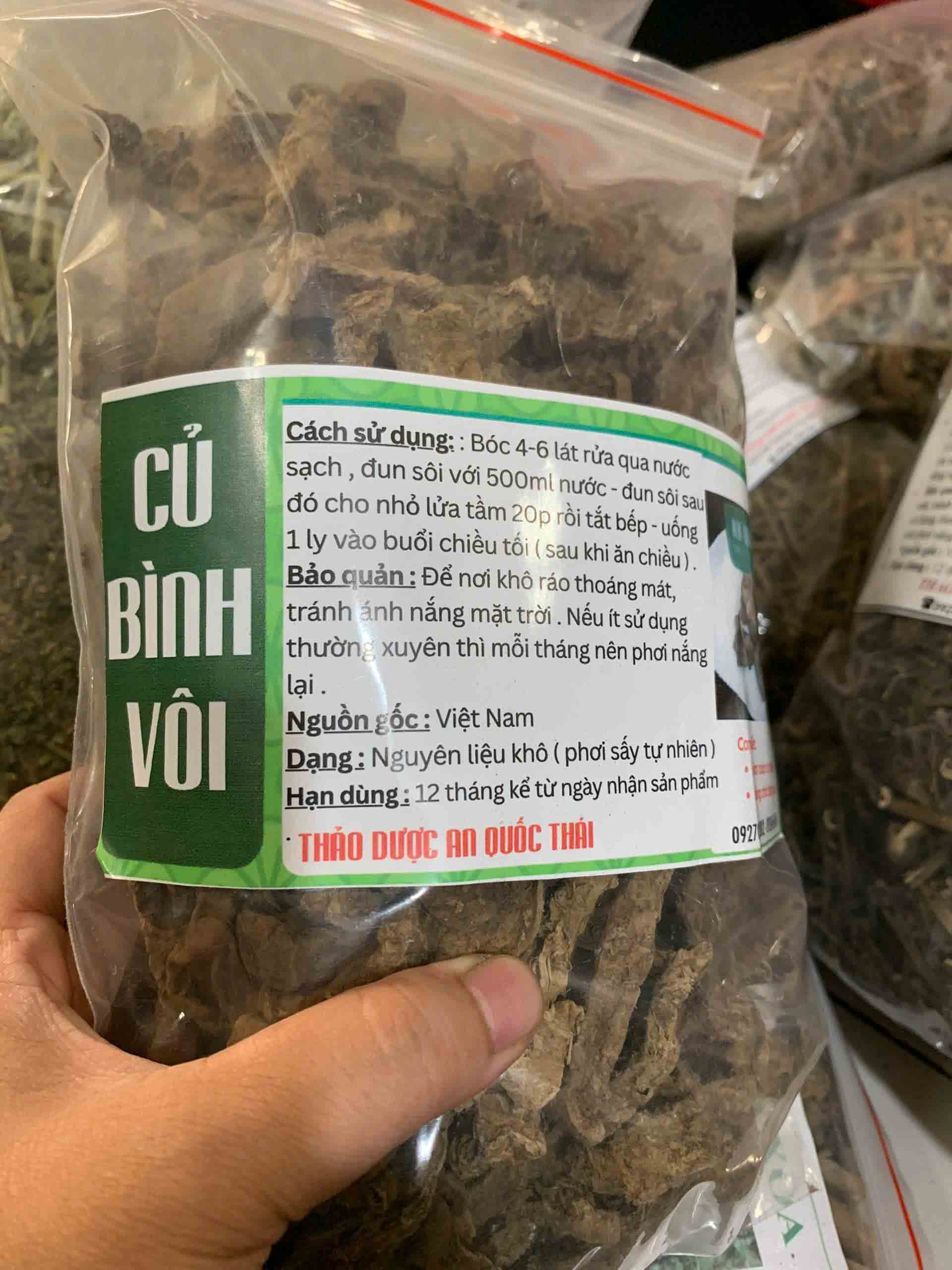 Địa chỉ bán củ bình vôi