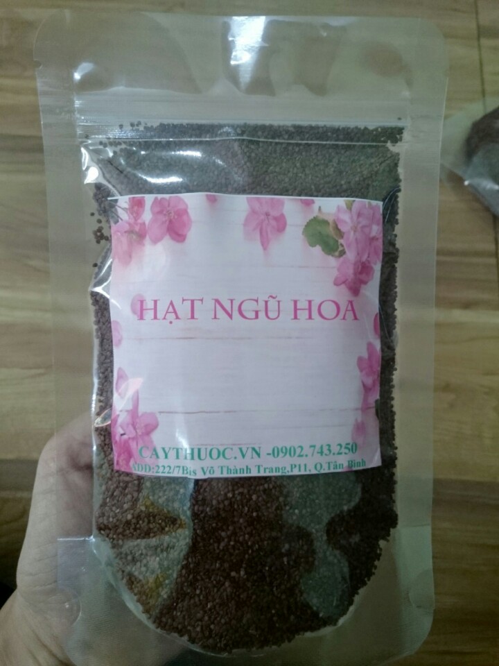 hạt ngũ hoa trị mụn