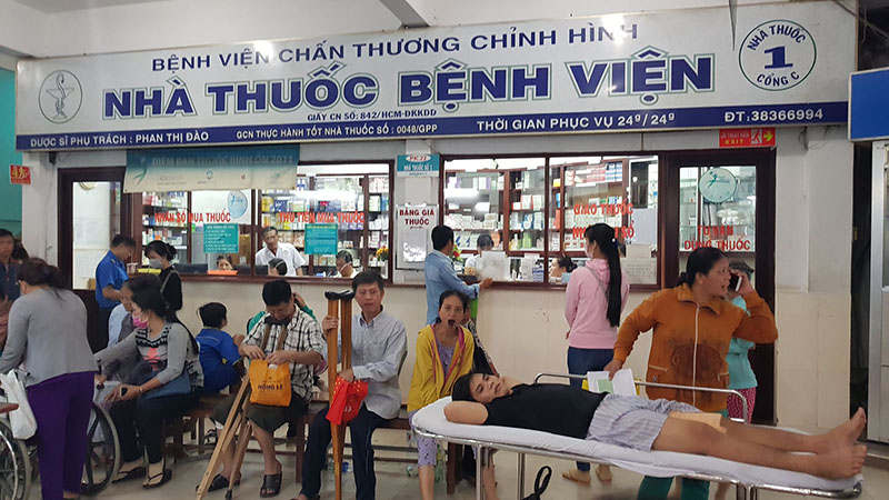 nhà thuốc bệnh viện chấn thương chỉnh hình