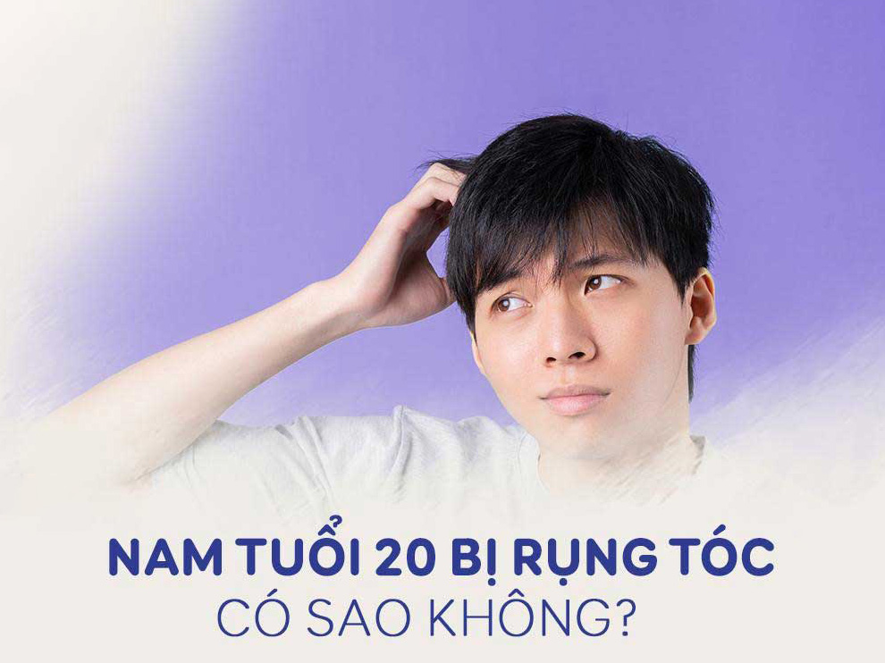 Rụng tóc ở nam tuổi 20