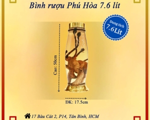 Bình phú hoà 7.6L - Mã HS 7.6 lít