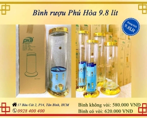 Bình phú hòa 9.8L (Mã HS9.8 - HS 9.8V)