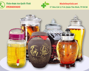 Bình thủy tinh ngâm rượu 15L