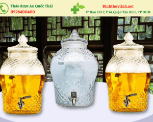 Bình thủy tinh ngâm rượu 15L