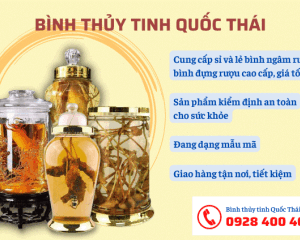 Bình thủy tinh ngâm rượu 50 lít nắp mài có van và không van