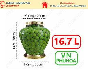 Bình tim Phú Hòa 16.7L