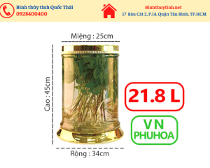 Bình trụ Phú Hòa 21.8L