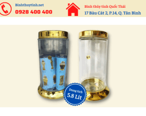 Bình trụ Phú Hòa 5.8L