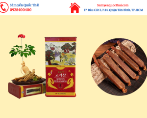 Hồng sâm Daedong củ khô 600g hộp thiếc