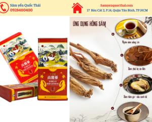 Hồng sâm Daedong củ khô 600g hộp thiếc