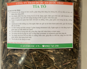 Lá tía tô có tác dụng chữa bệnh gì? Hình ảnh và cách dùng tía tô.