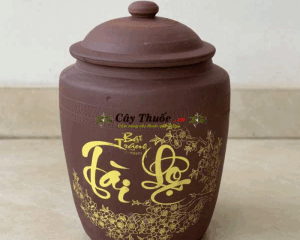 Vại muối dưa gốm sứ Bát Tràng, thiết kế độc đáo